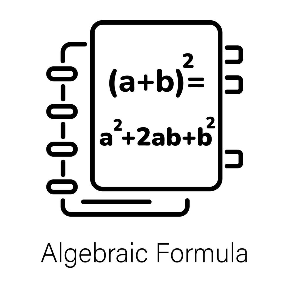 Trendy Algebraic Formula vector