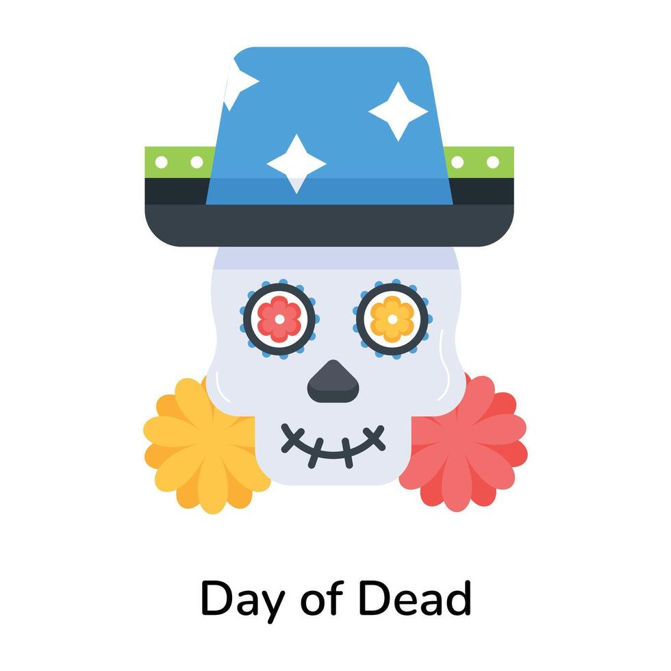 dia de muertos vector