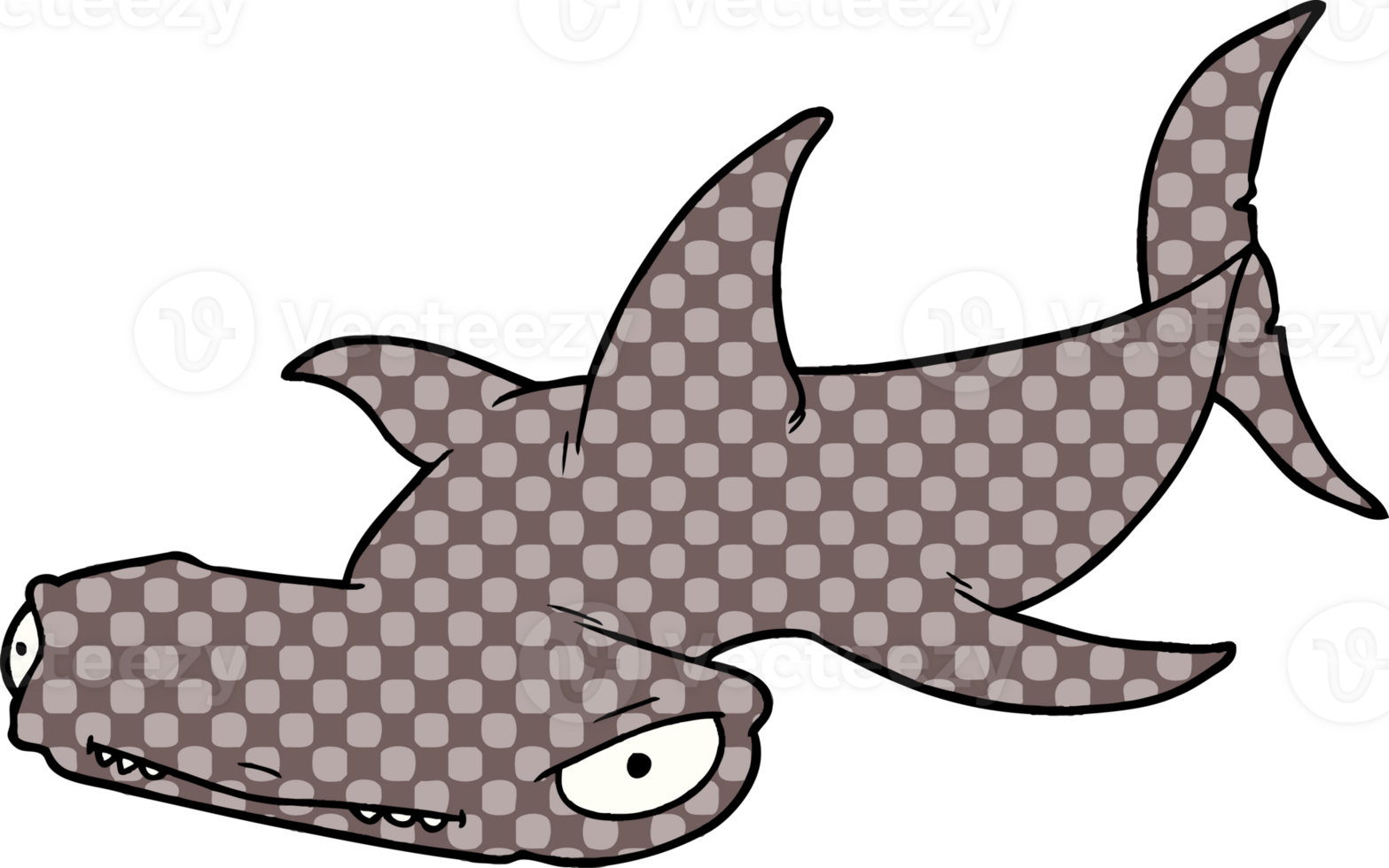 cartoon hammerhead shark png
