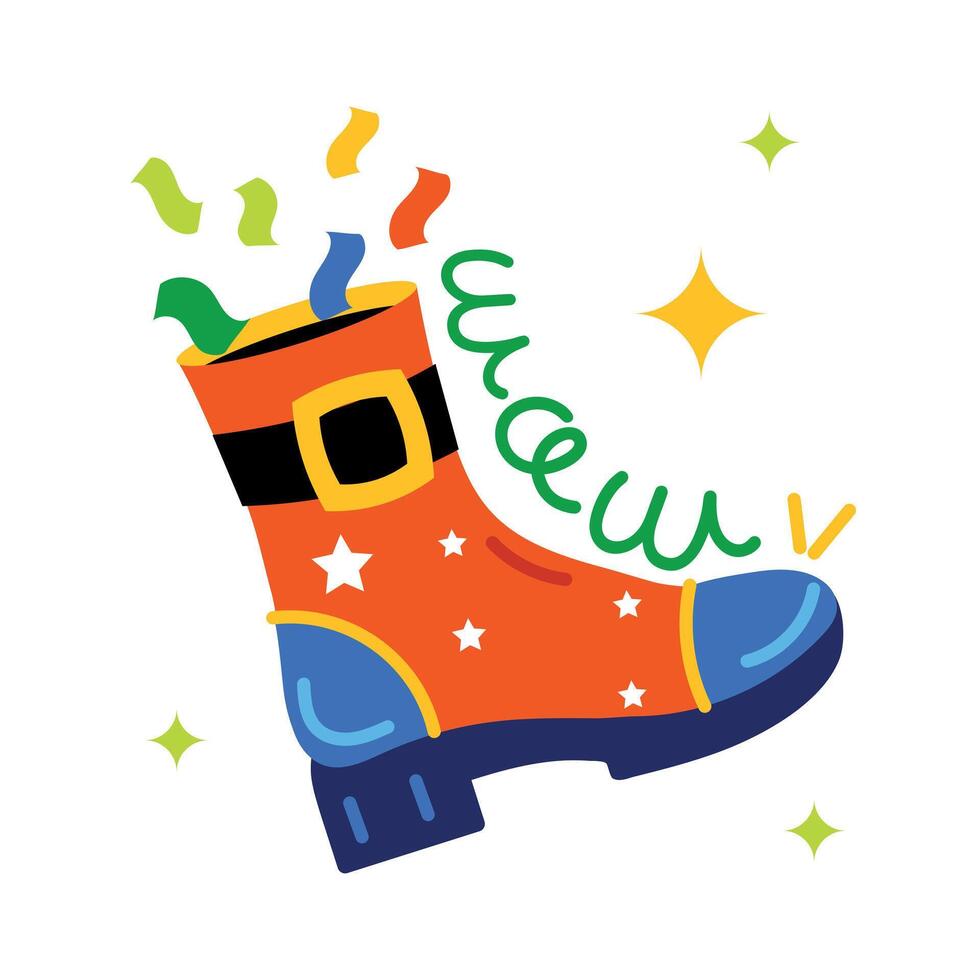 Trendy Ankle Boot vector
