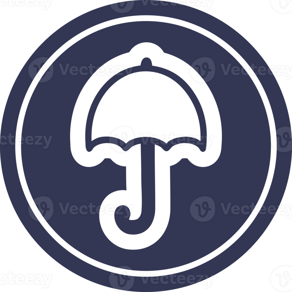 open umbrella icon symbol png