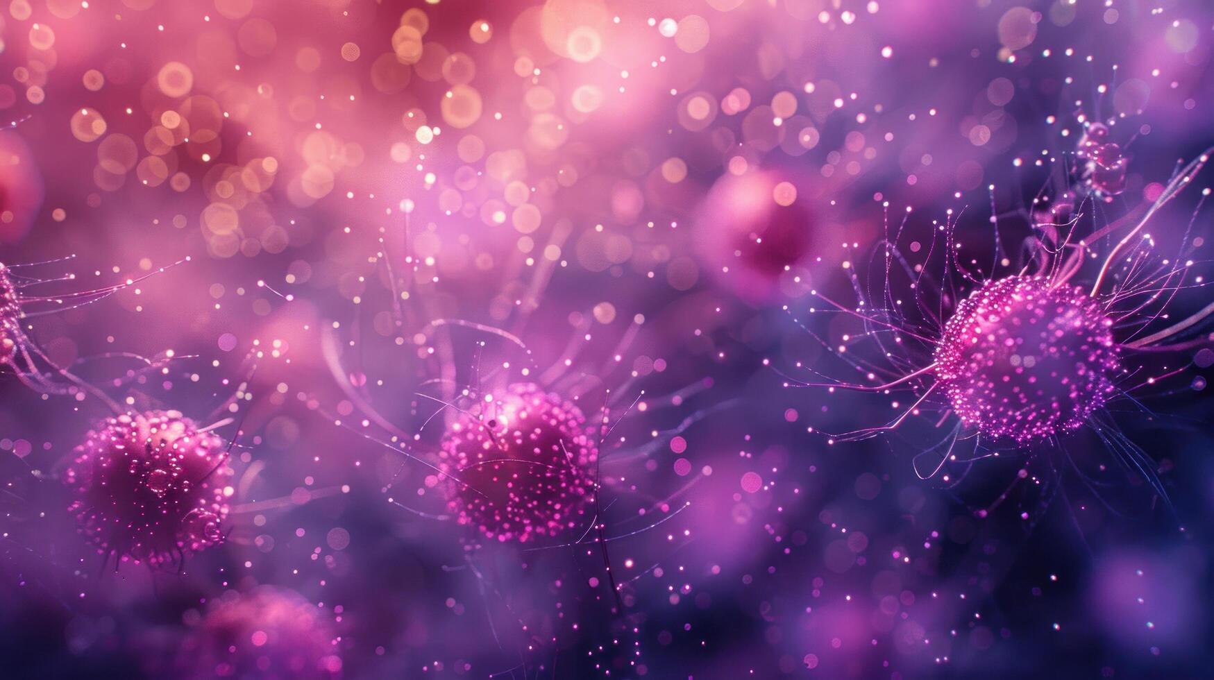 AI generated Close-Up of a Corona Virus Outbreak photo
