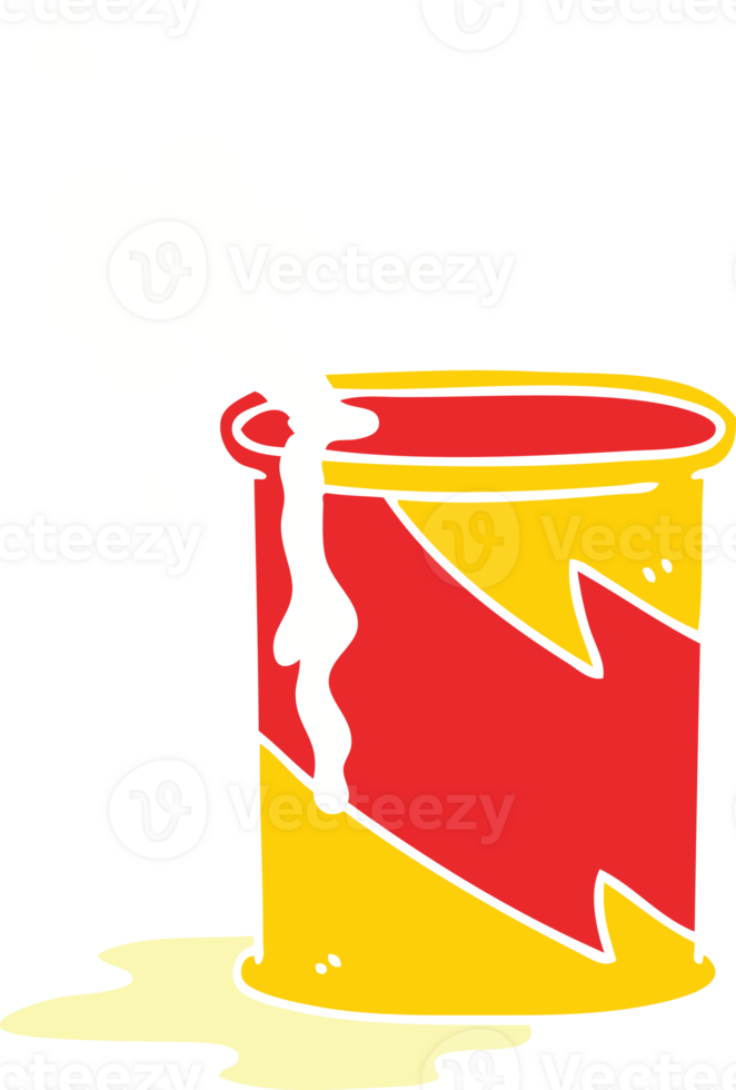hand drawn quirky cartoon exploding oil can png