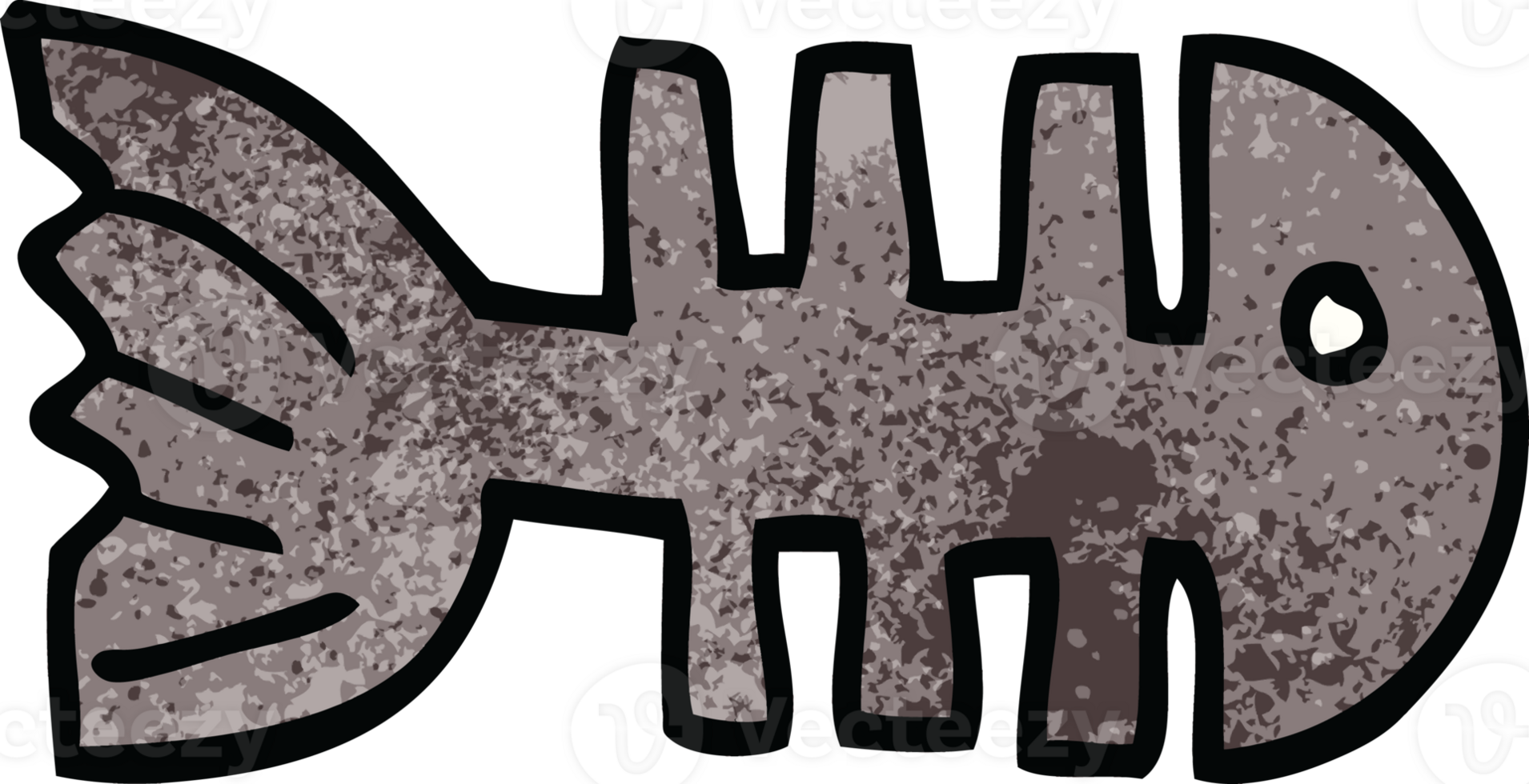 cartoon doodle visgraten png