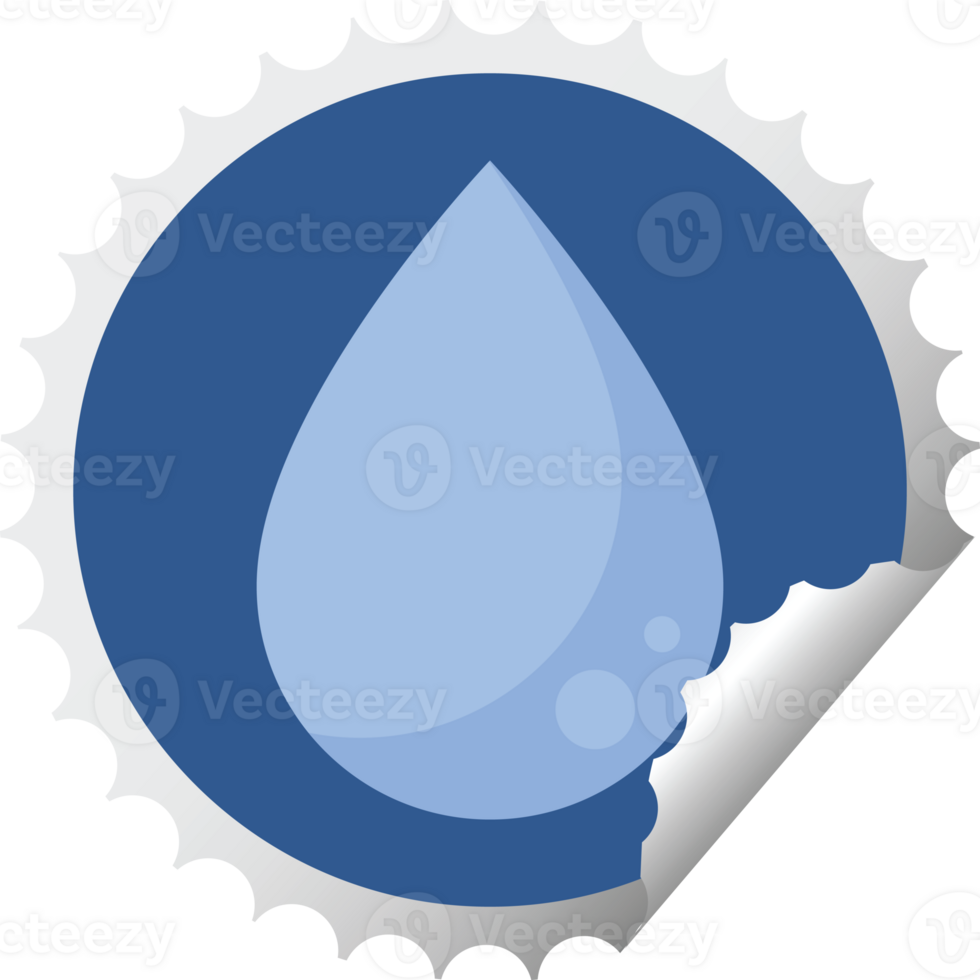 raindrop graphic   illustration round sticker stamp png