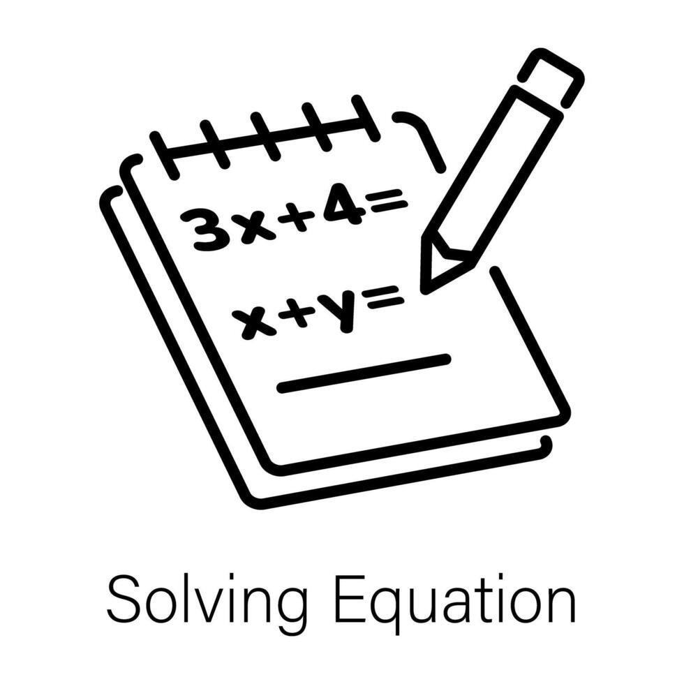 Trendy Solving Equation vector