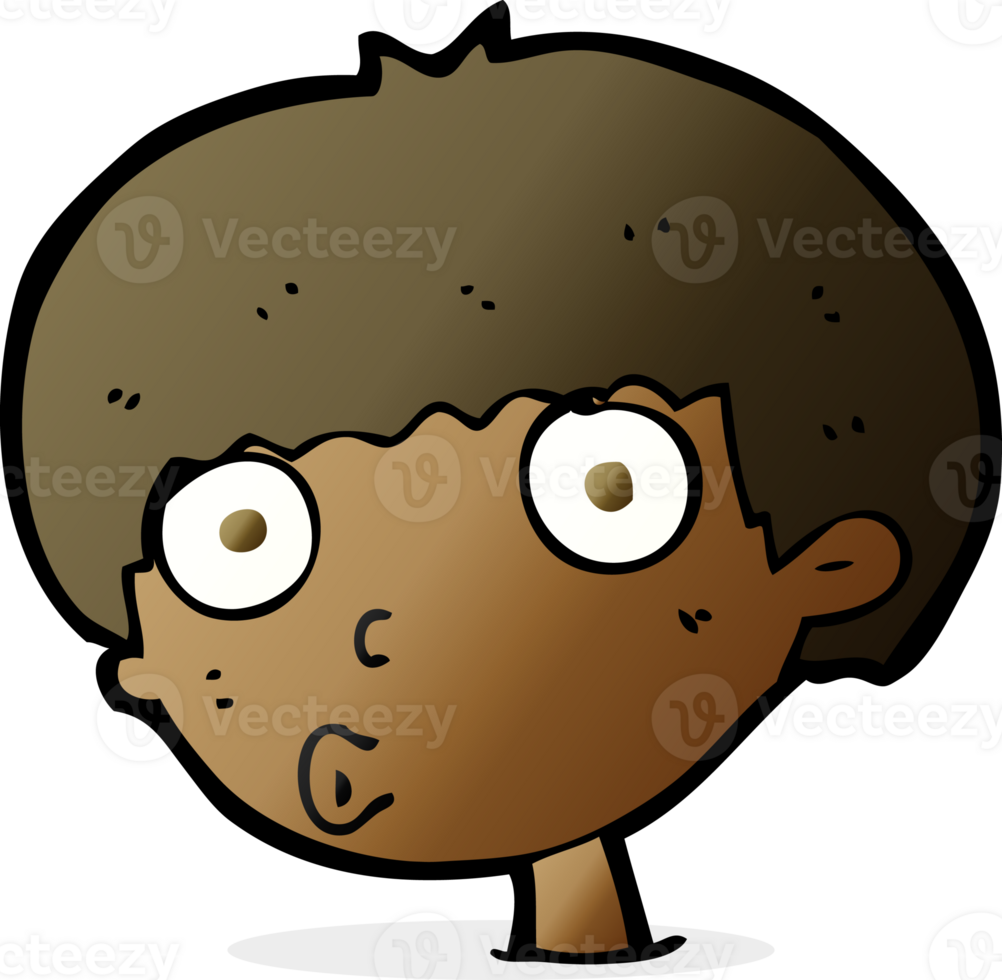 cartoon surprised boy png
