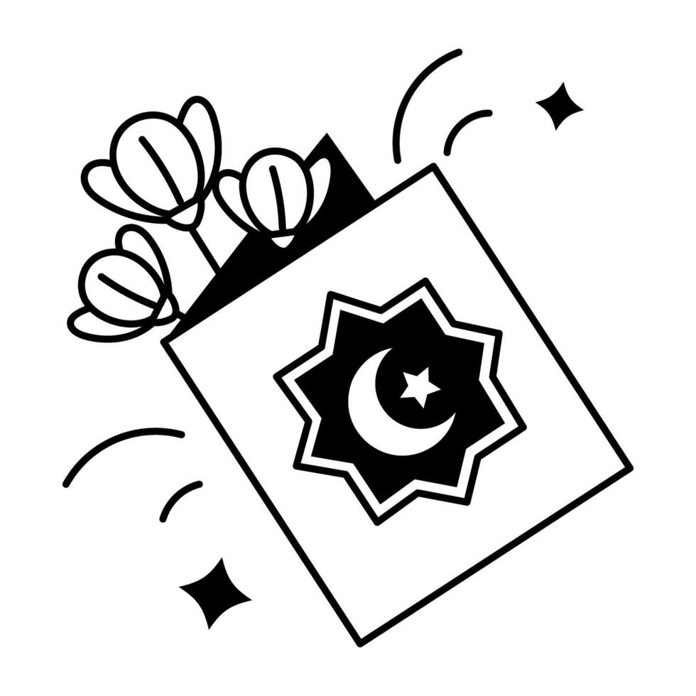 Trendy Greeting Card vector