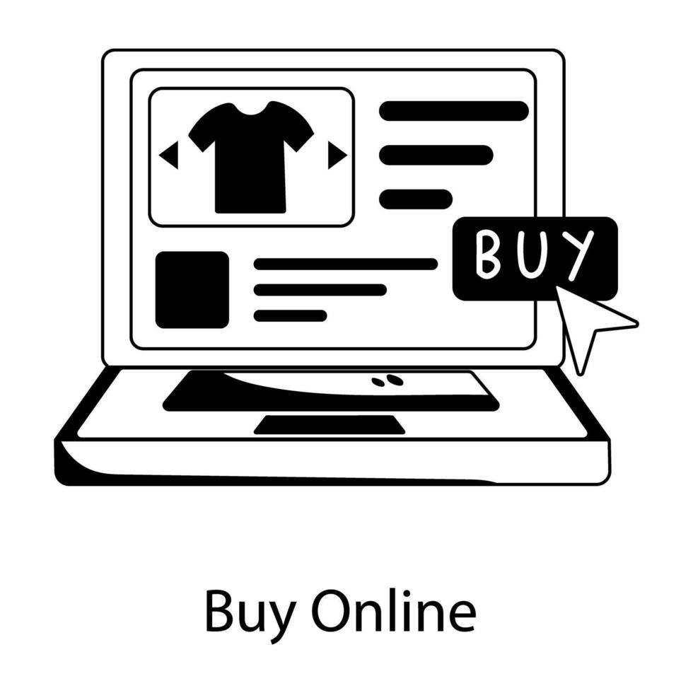 comprar online de moda vector