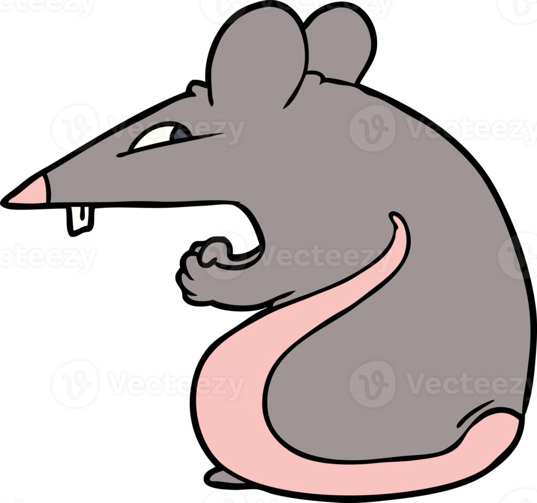 sly cartoon rat png