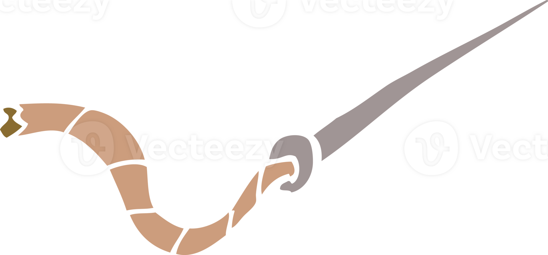 cartoon doodle needle and thread png