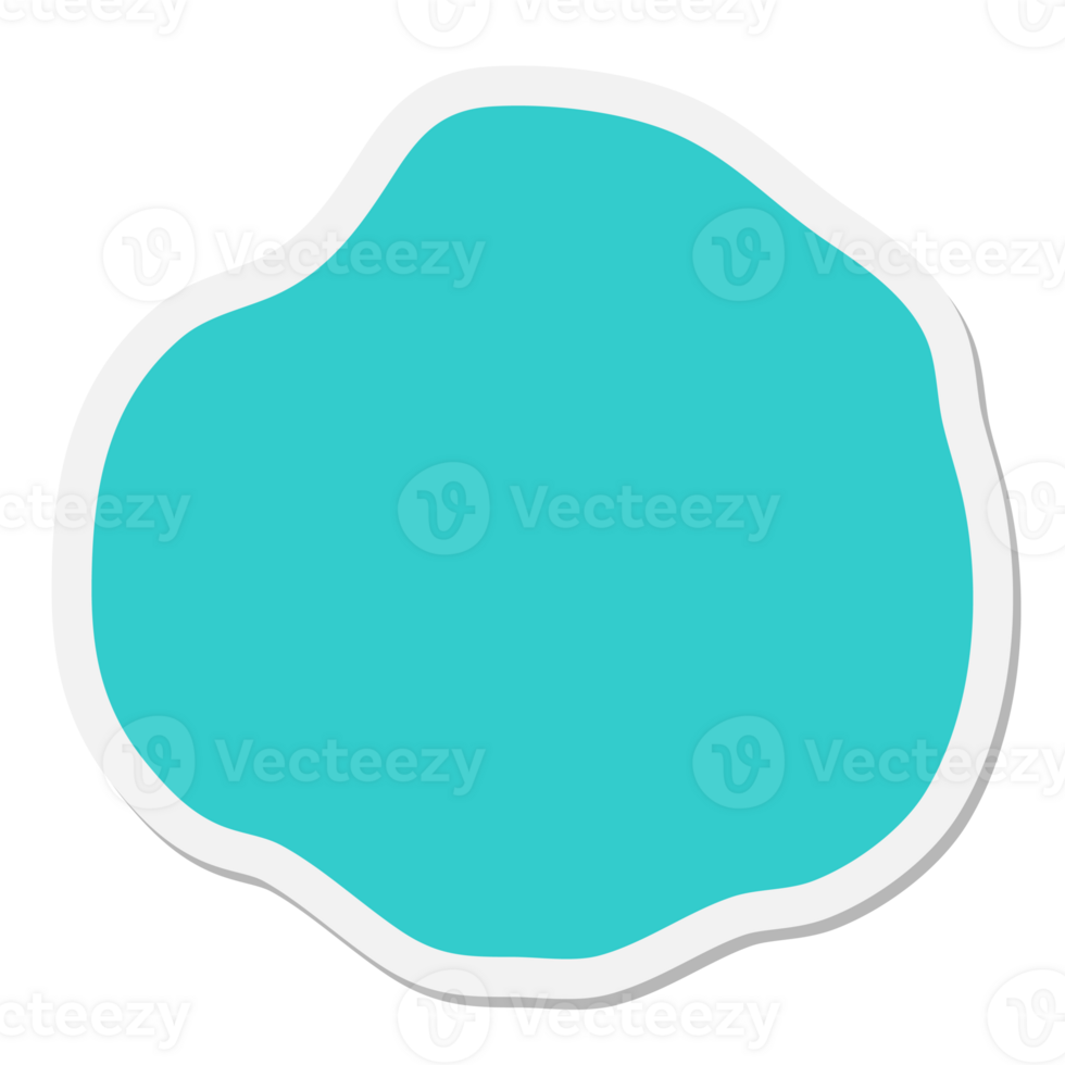 expressive shape blob sticker png