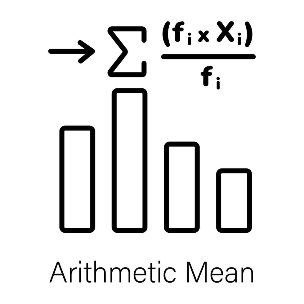 de moda aritmética media vector