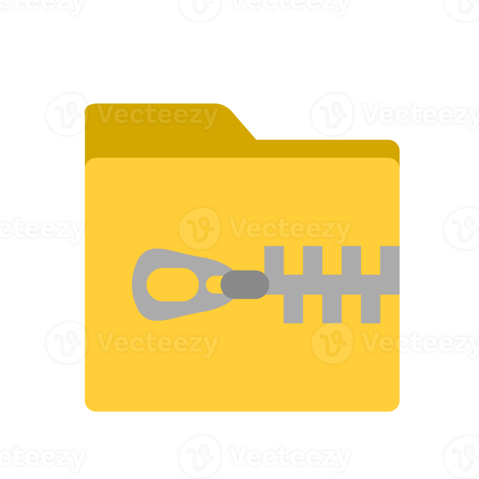 zip file icon. flat illustration of zip file icon. zip sign symbol png