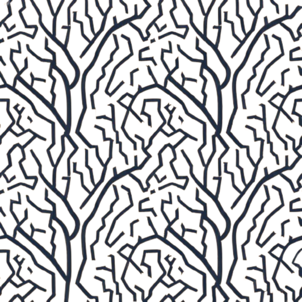 AI generated flower pattern tile png