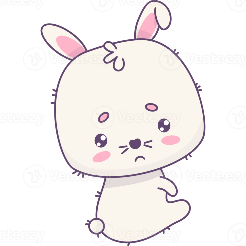 Sad little bunny png