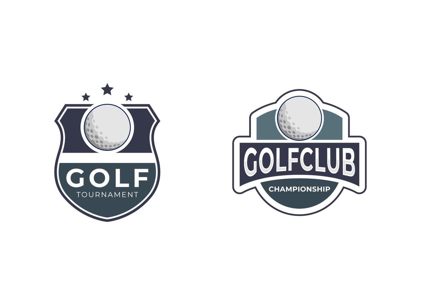 retro Clásico hipster golf vector logo.