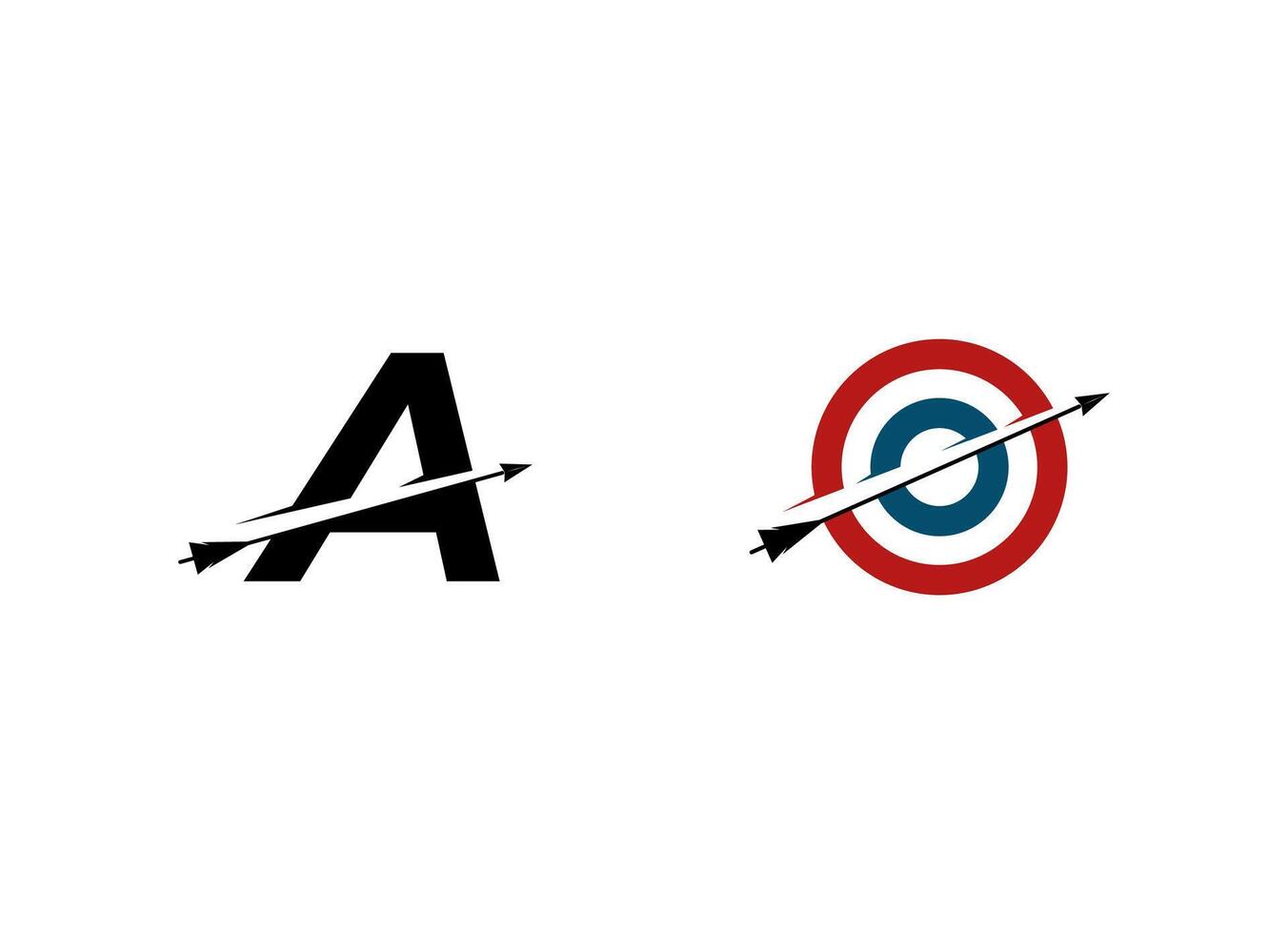 Archery Logo Design Template. Vector Illustration