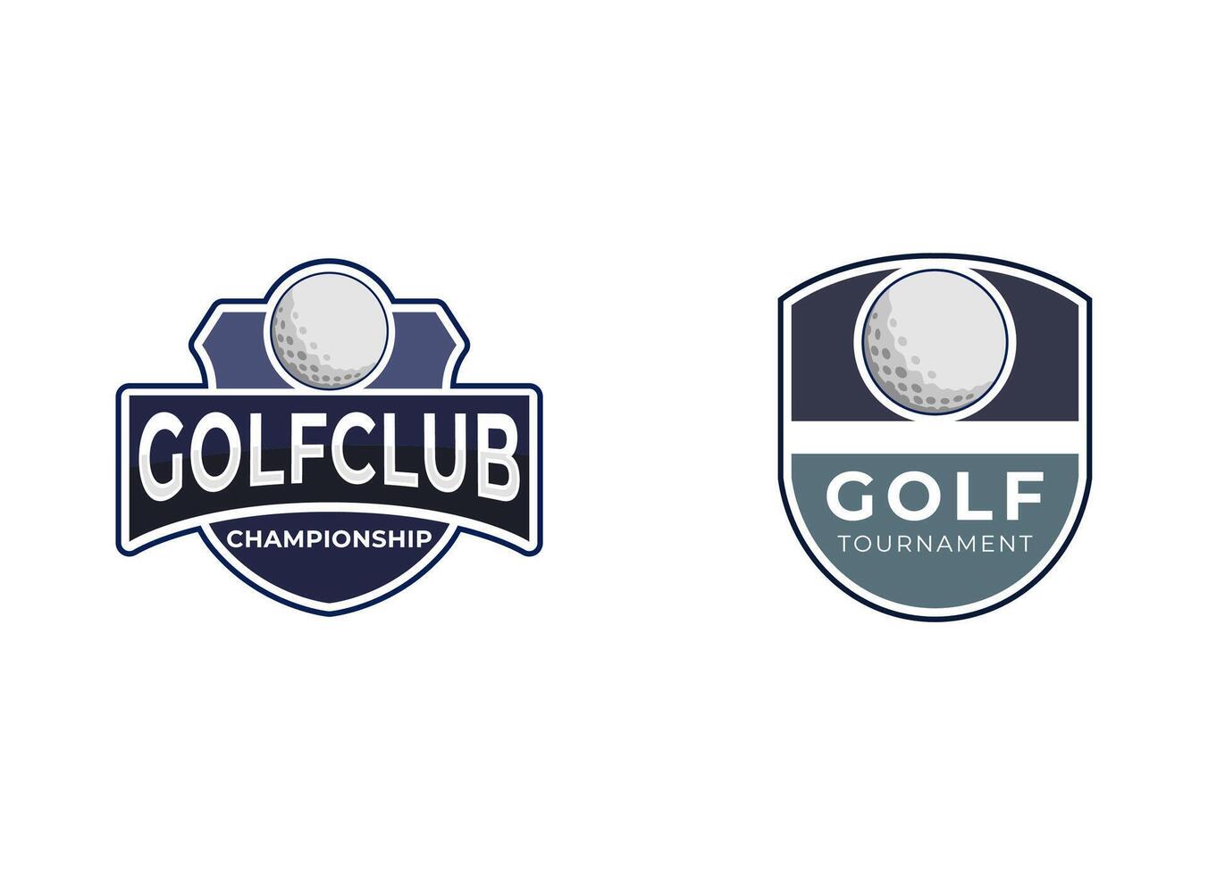 retro Clásico hipster golf vector logo.