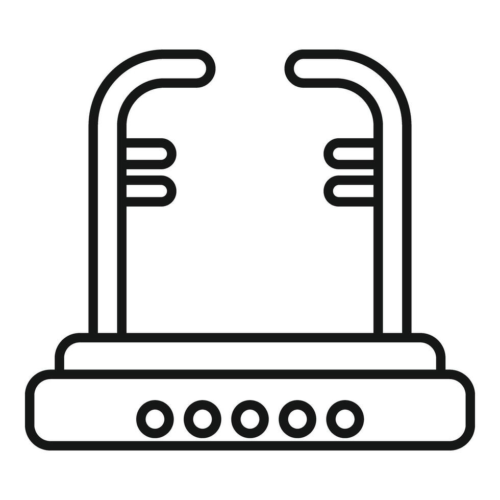 Online media platform icon outline vector. Game tech vector