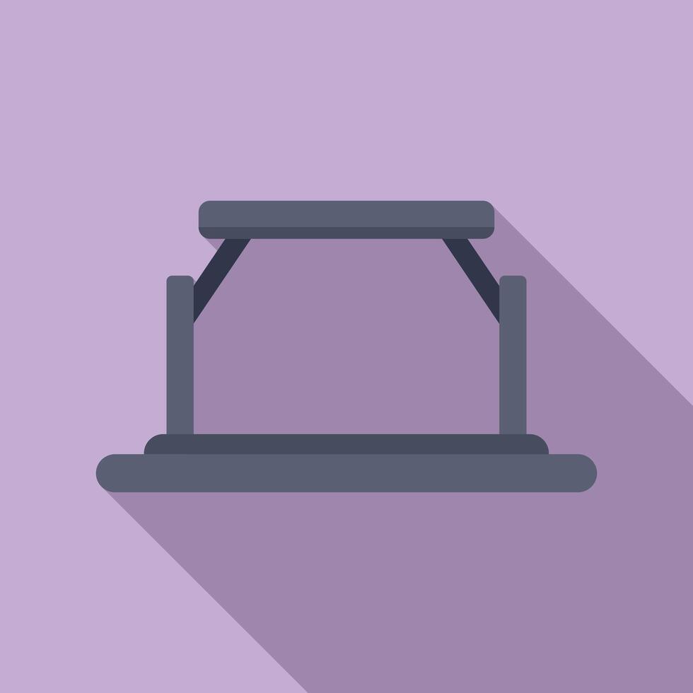 Interface vr platform icon flat vector. Game tech cyber vector