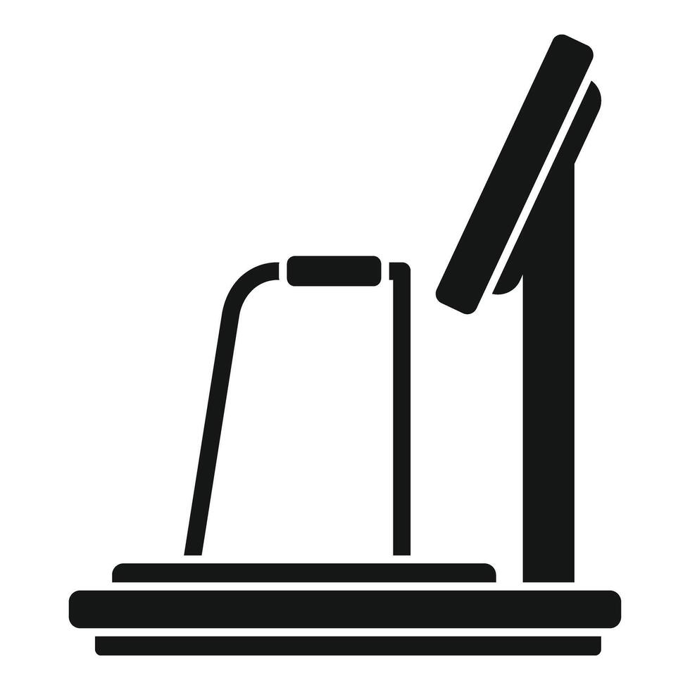 Game tech glass icon simple vector. Vr platform tech vector