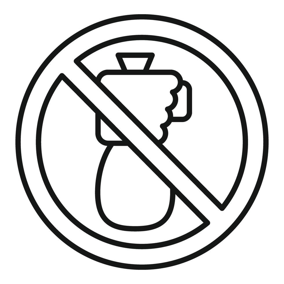 No money theft icon outline vector. Secure identity vector