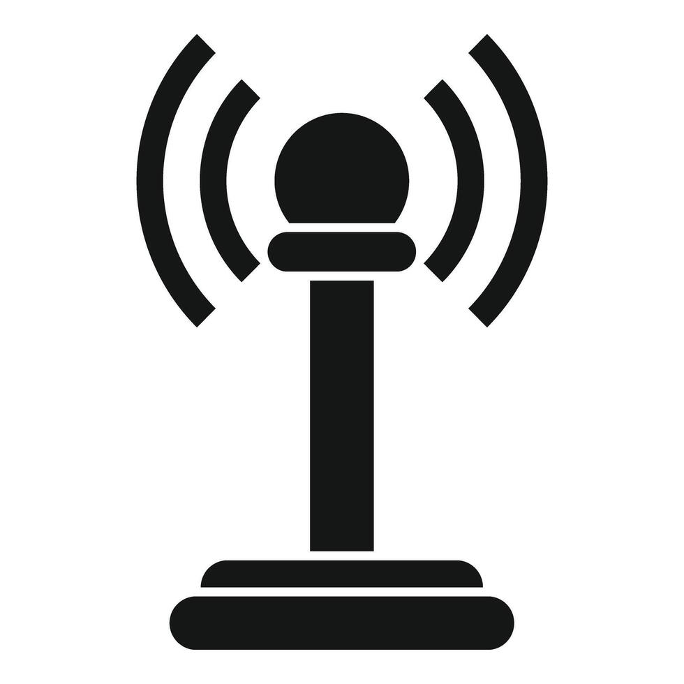Security alarm icon simple vector. Prevent intrusion vector