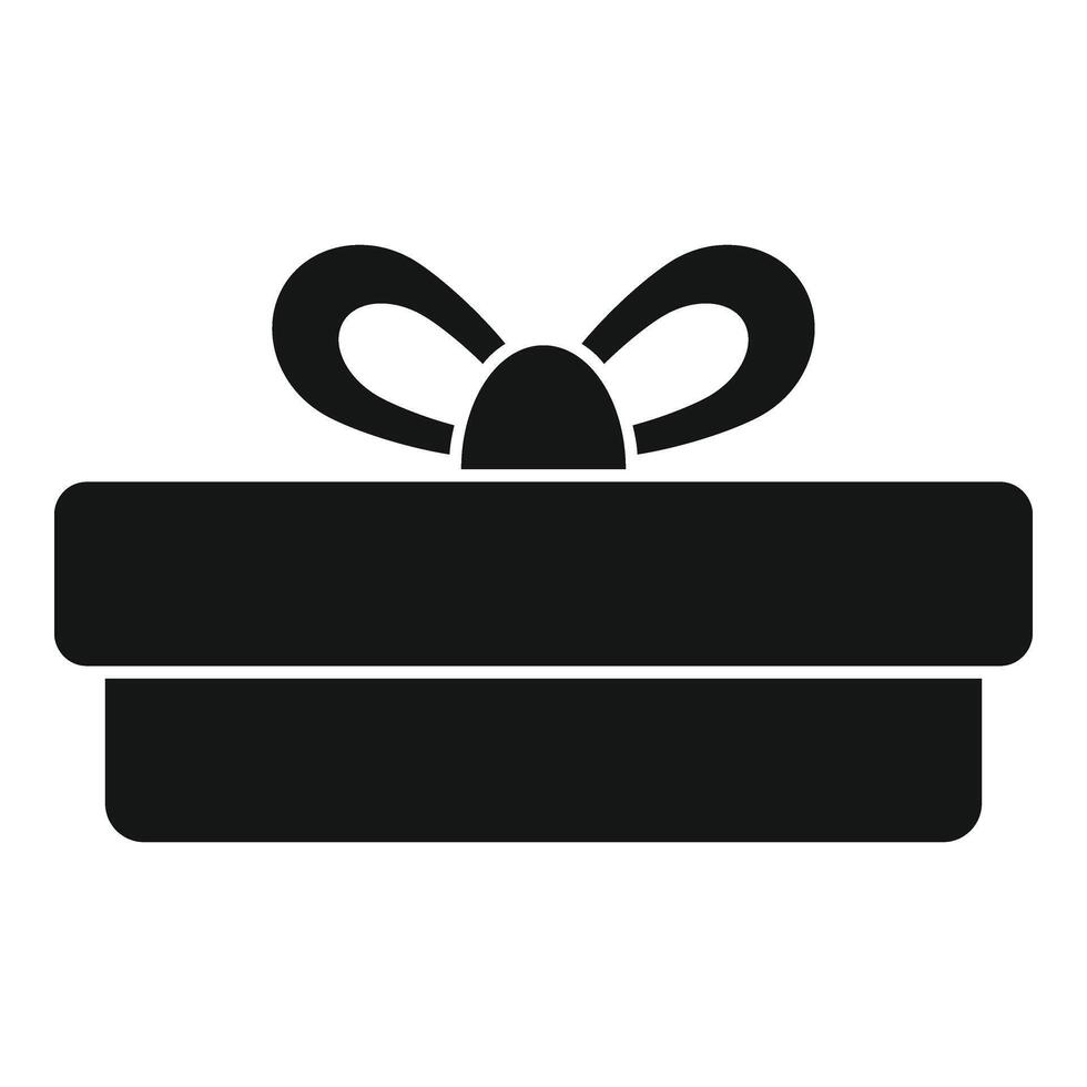 Open gift box icon simple vector. Closed happy package vector