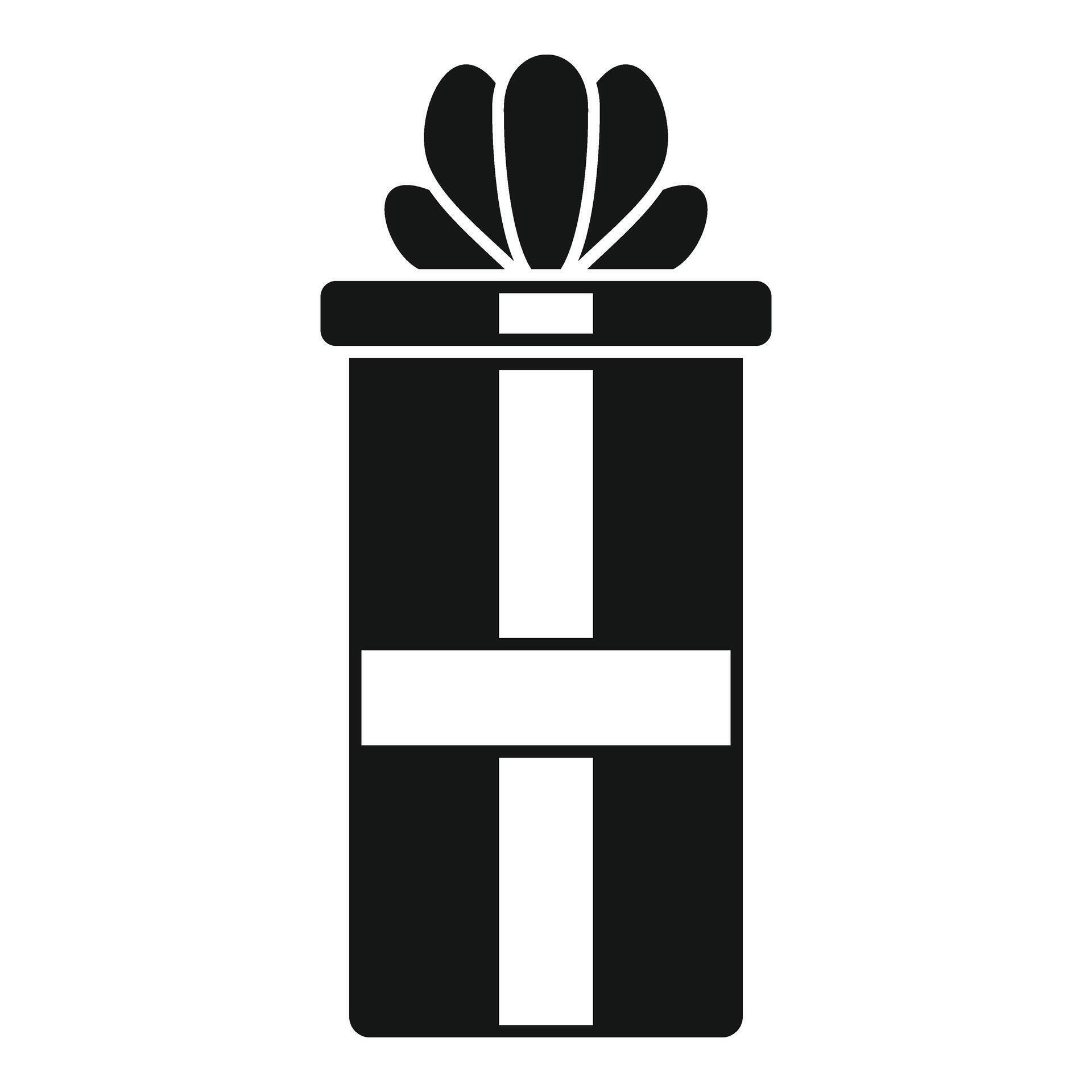 Anniversary gift box icon simple vector. Card box present 40270521 Vector Art at Vecteezy