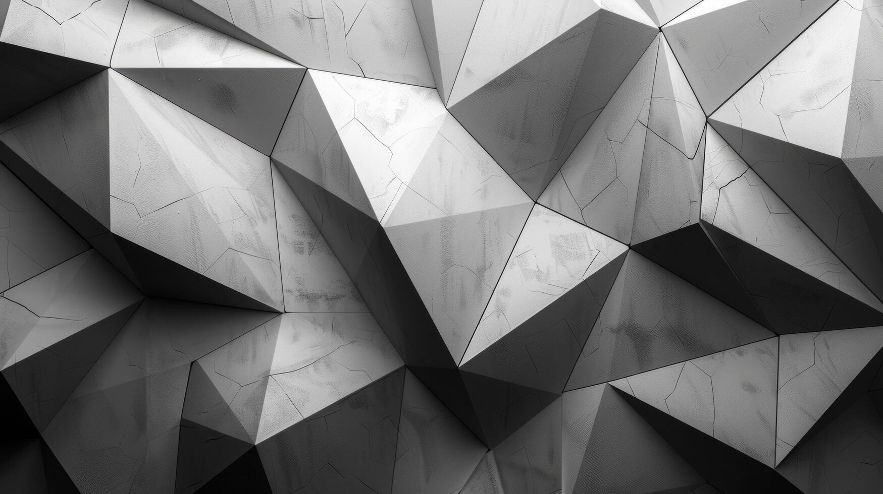 AI generated Abstract Black and White Design photo