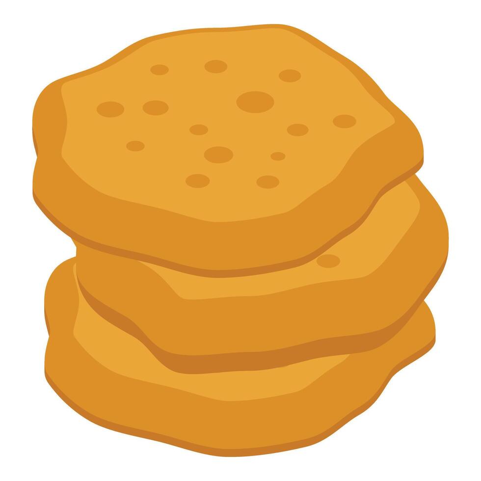 Pancake food icon isometric vector. Breakfast menu vector