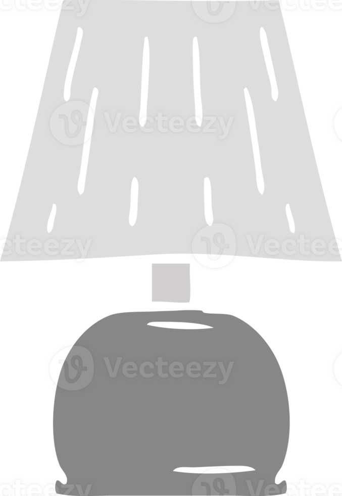 hand drawn cartoon doodle of a bed side lamp png