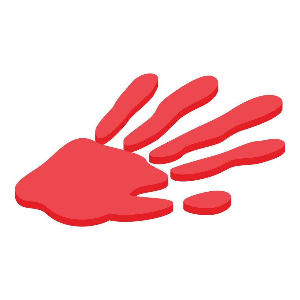 Iran protest hand form icon isometric vector. Character news vector