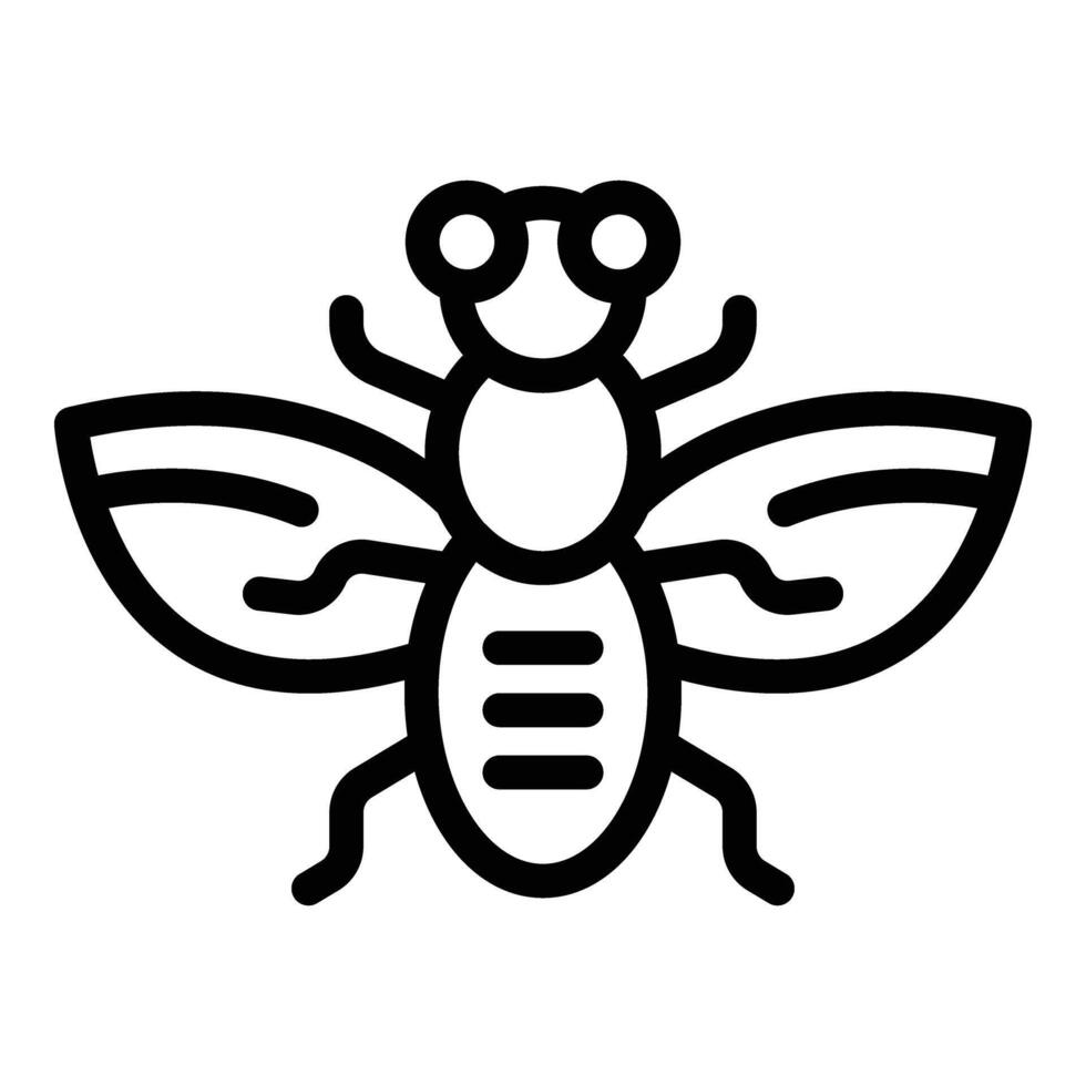 Glossinidae tsetse icon outline vector. Buzz disease vector