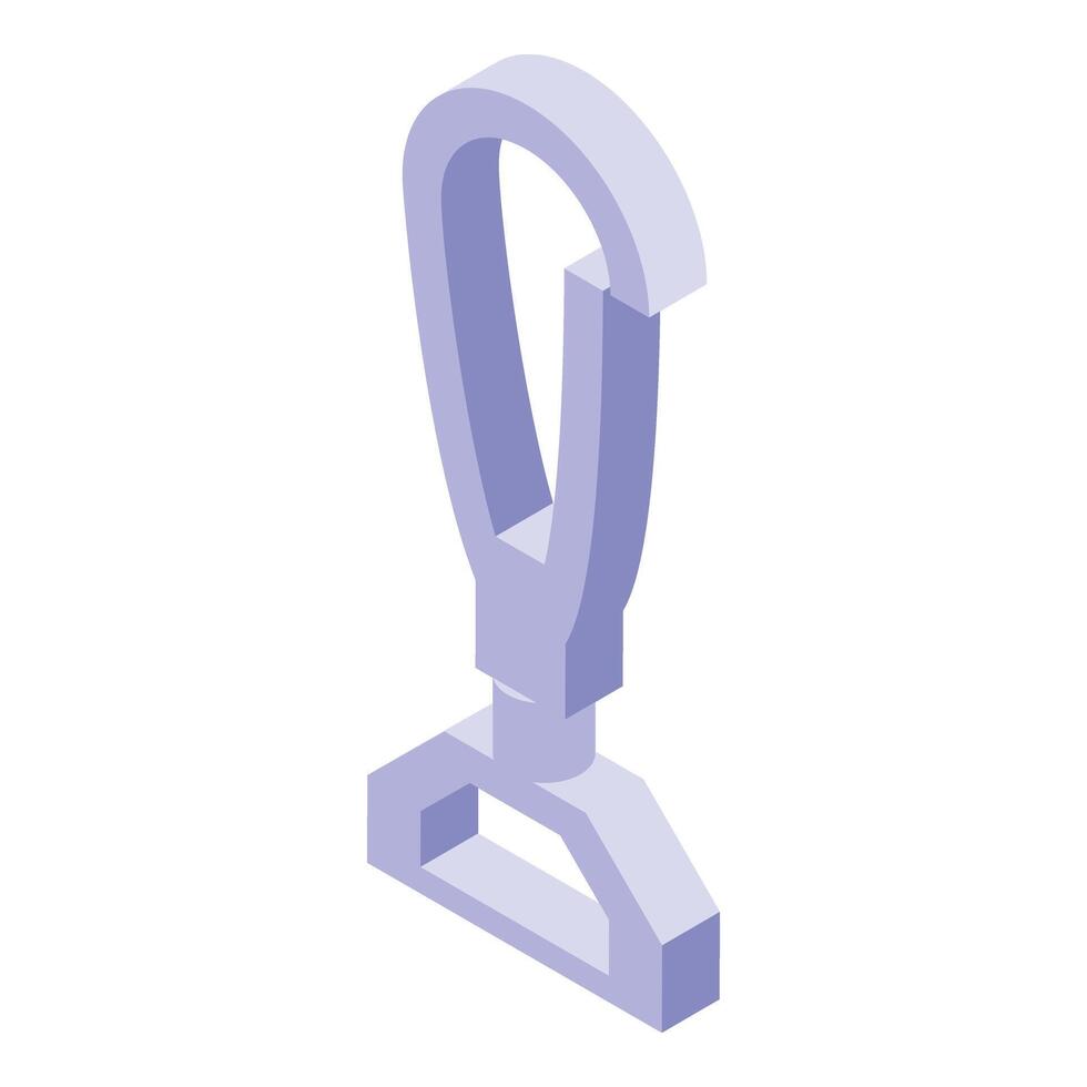 Climber hook icon isometric vector. Camping adventure vector