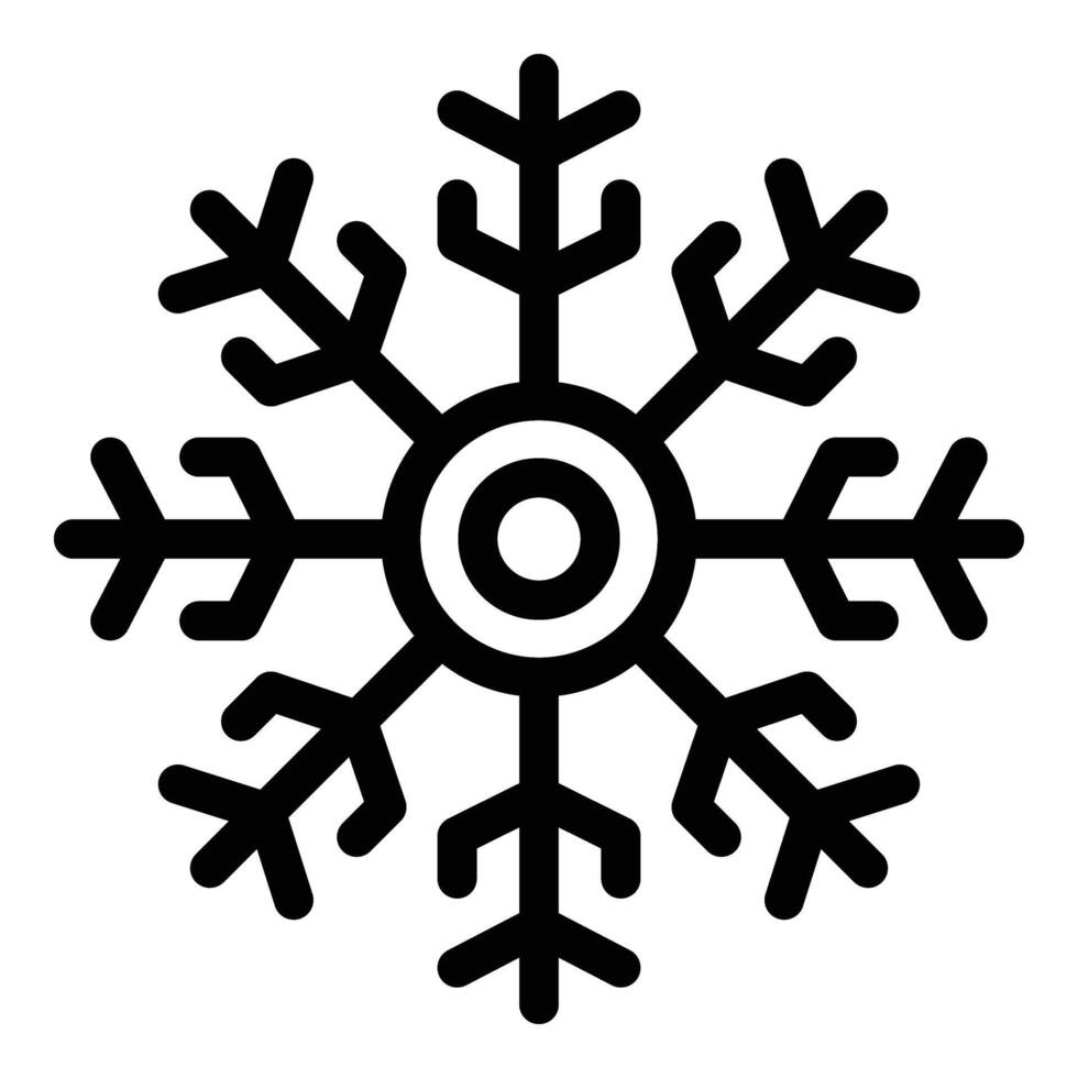 Frozen ice rink icon outline vector. Icy cold playing area vector