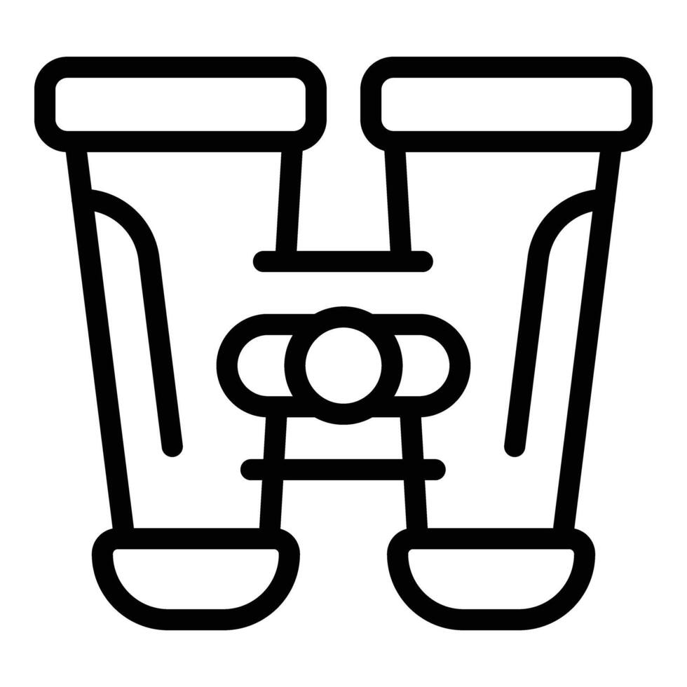 Survival binoculars icon outline vector. Ocean ship wreck vector