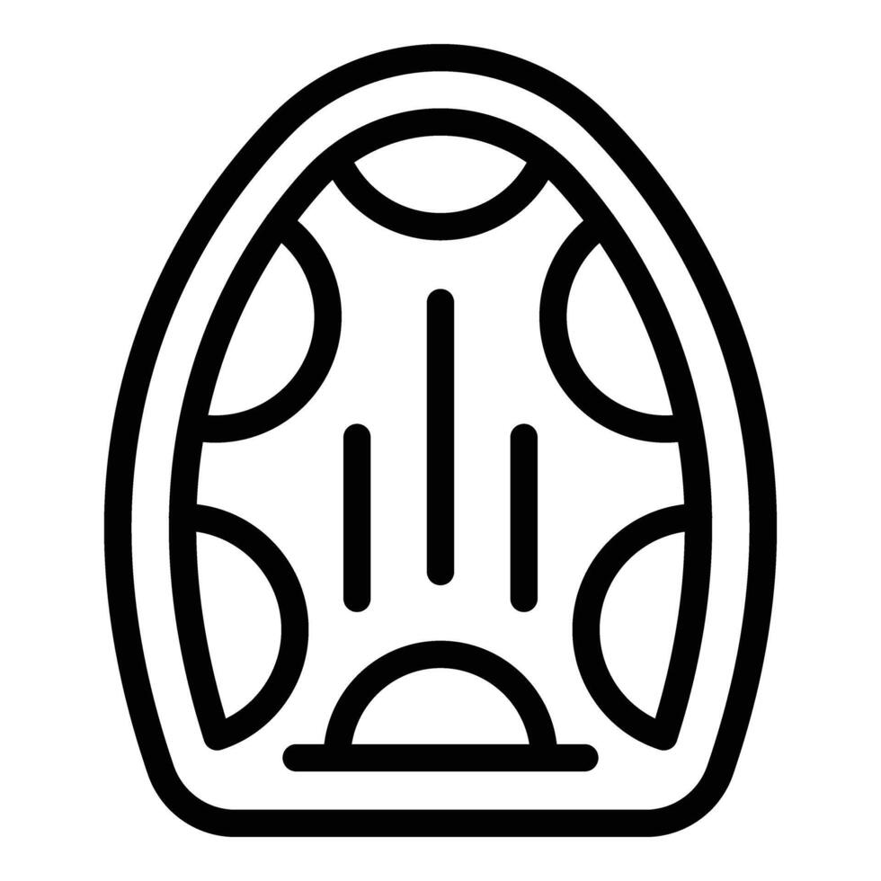 Help boat icon outline vector. Survival object vector