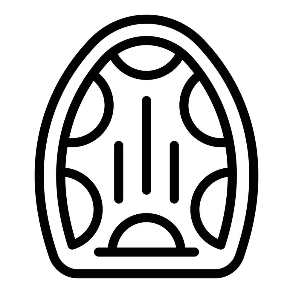 Help boat icon outline vector. Survival object vector