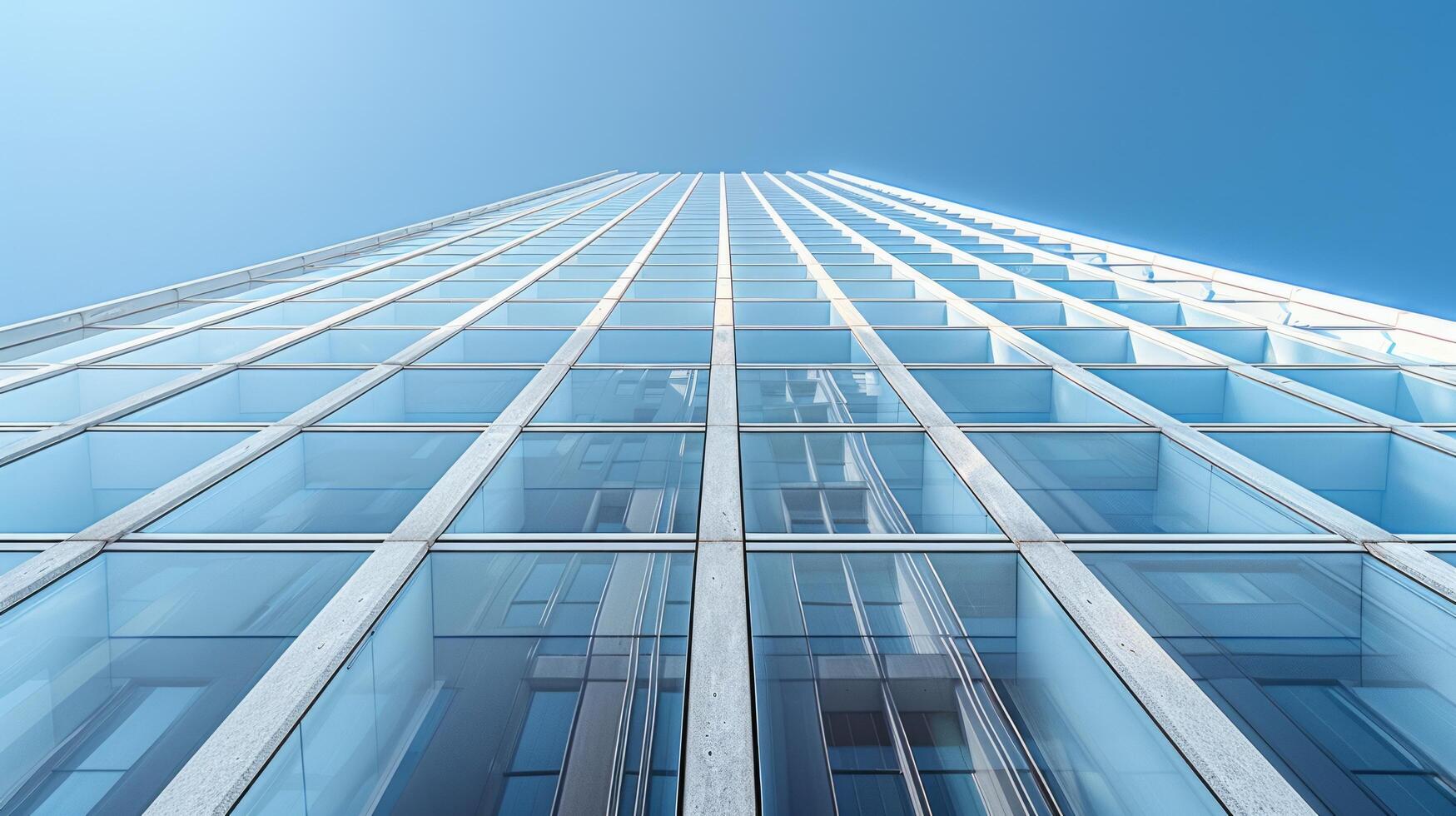AI generated Sunlight Shining Through Windows of Tall Building photo