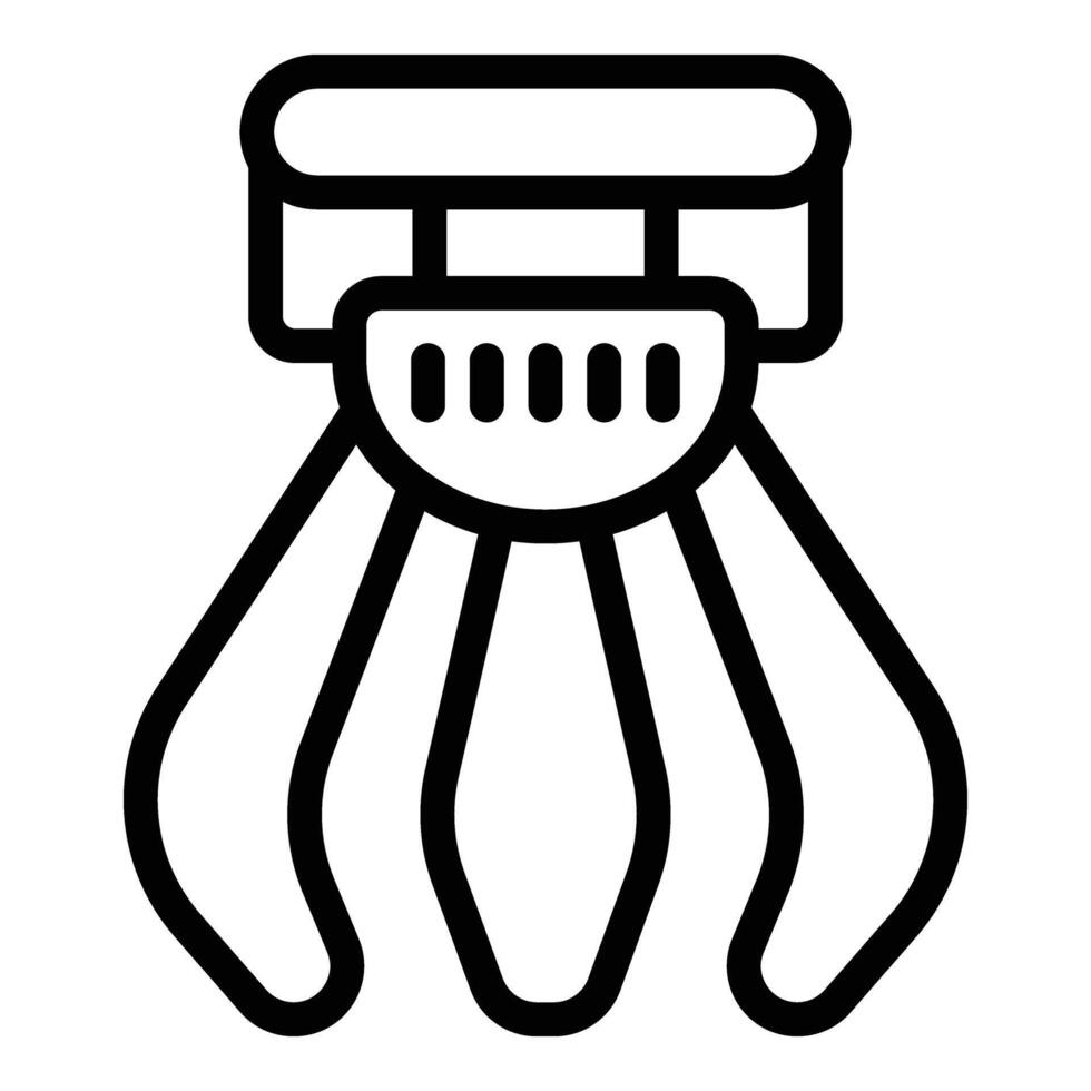 Vending tool icon outline vector. Machine game crane vector