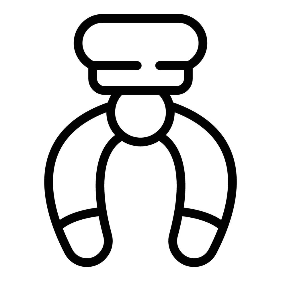 Recreation arcade game icon outline vector. Design hand robot vector