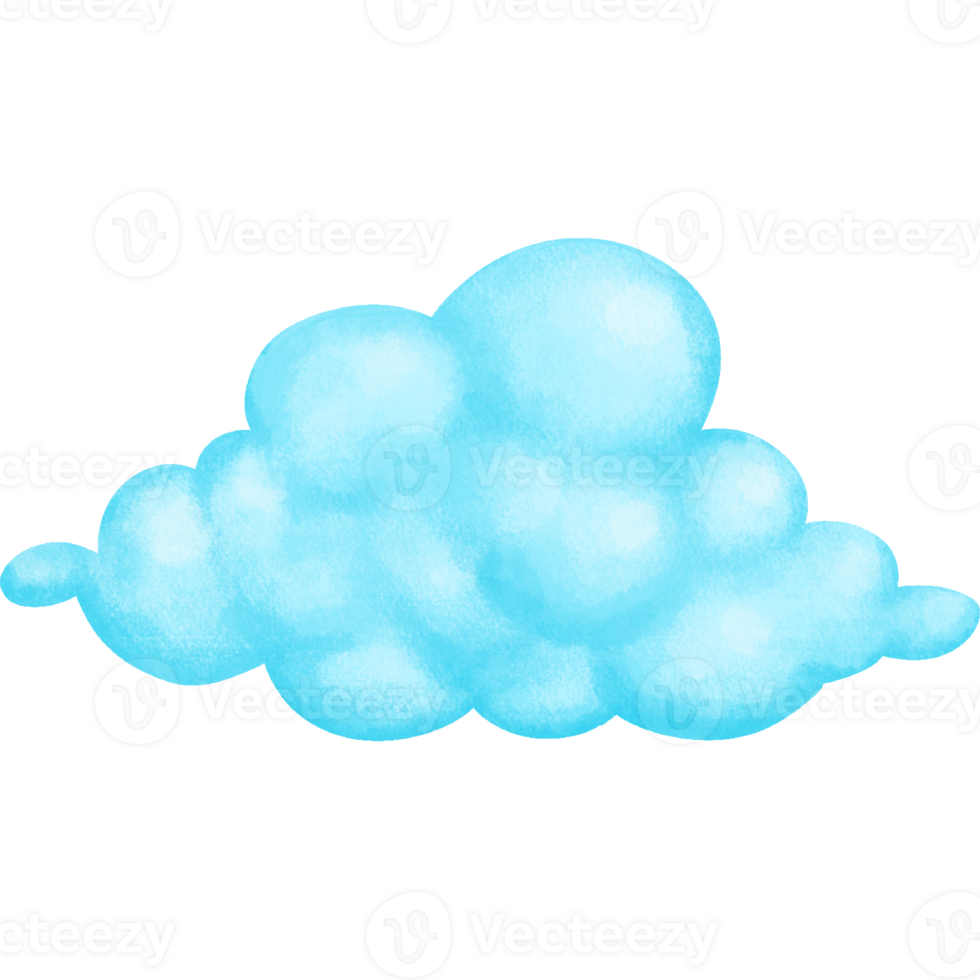 blue sky Cloud bubble Paint draw design png