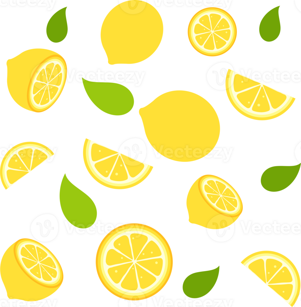 lemon pattern for background png