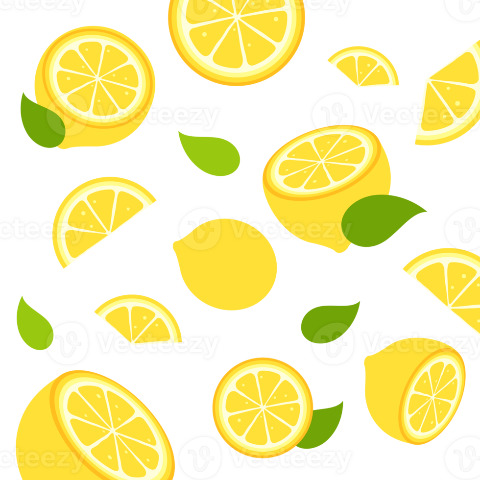 lemon pattern for background png