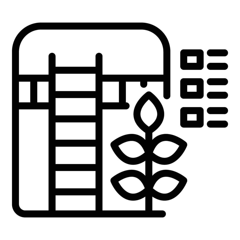 Hunger crisis icon outline vector. Farming prices raise vector