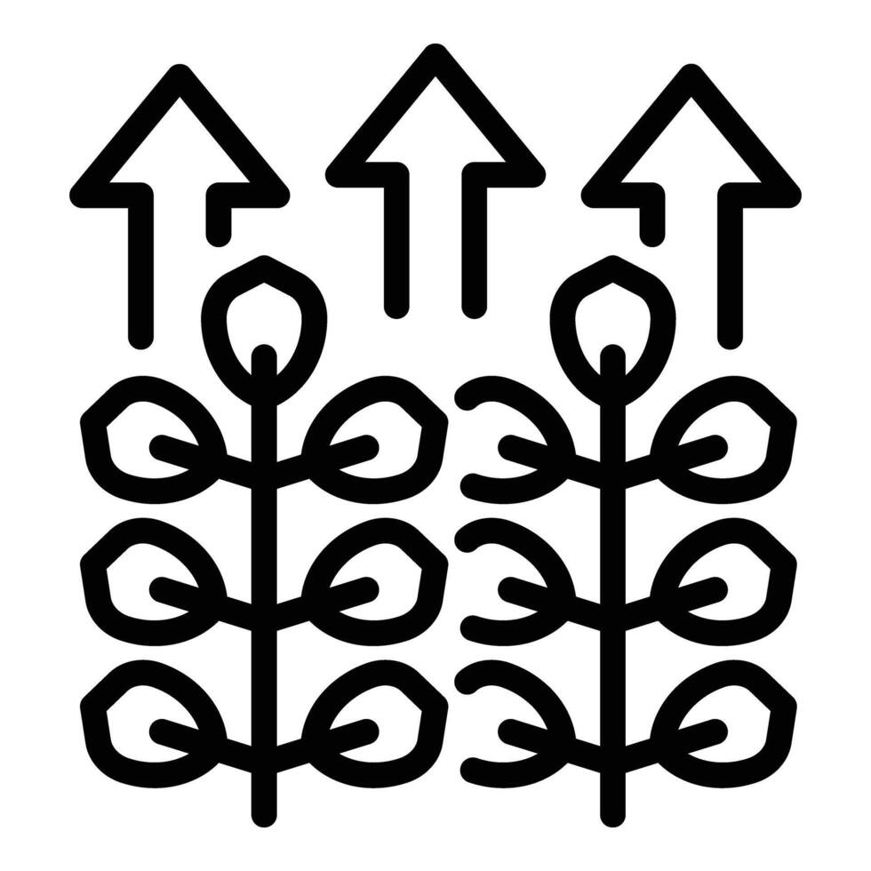 Devastating food crisis icon outline vector. Famine world problem vector