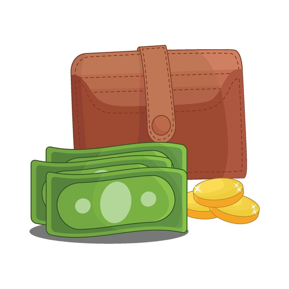 illustration of wallet vector