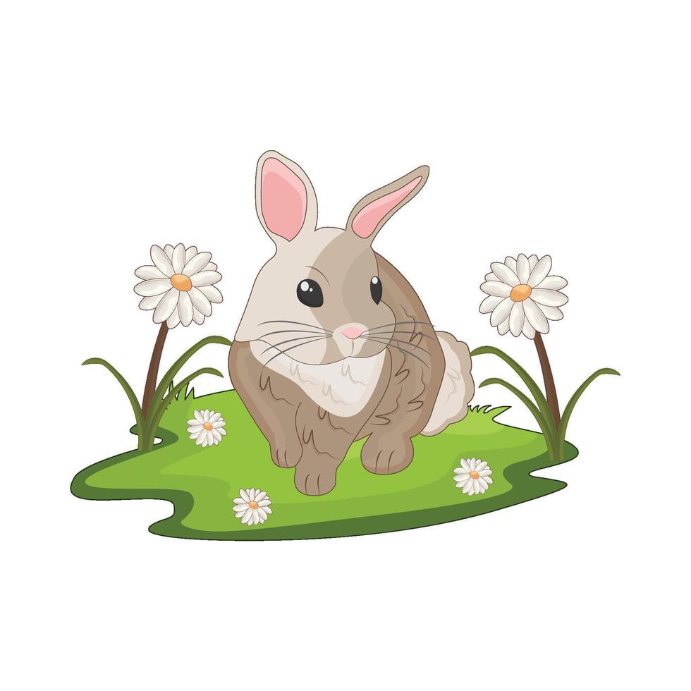 illustration of rabbit vector